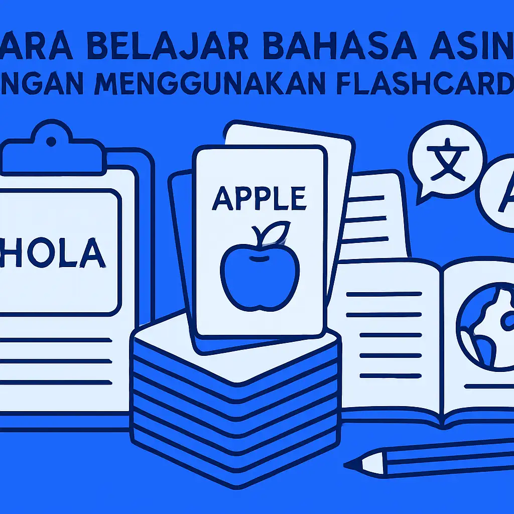 Cara Belajar Bahasa Asing dengan Menggunakan Flashcards